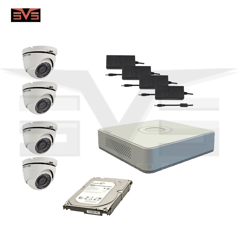 Videonadzor komplet Hikvision 4 kamere | HIKVISION | Video nadzor |  Kompleti video nadzora | Sigurnosni Sustavi | Cijena | Ponuda | Prodaja